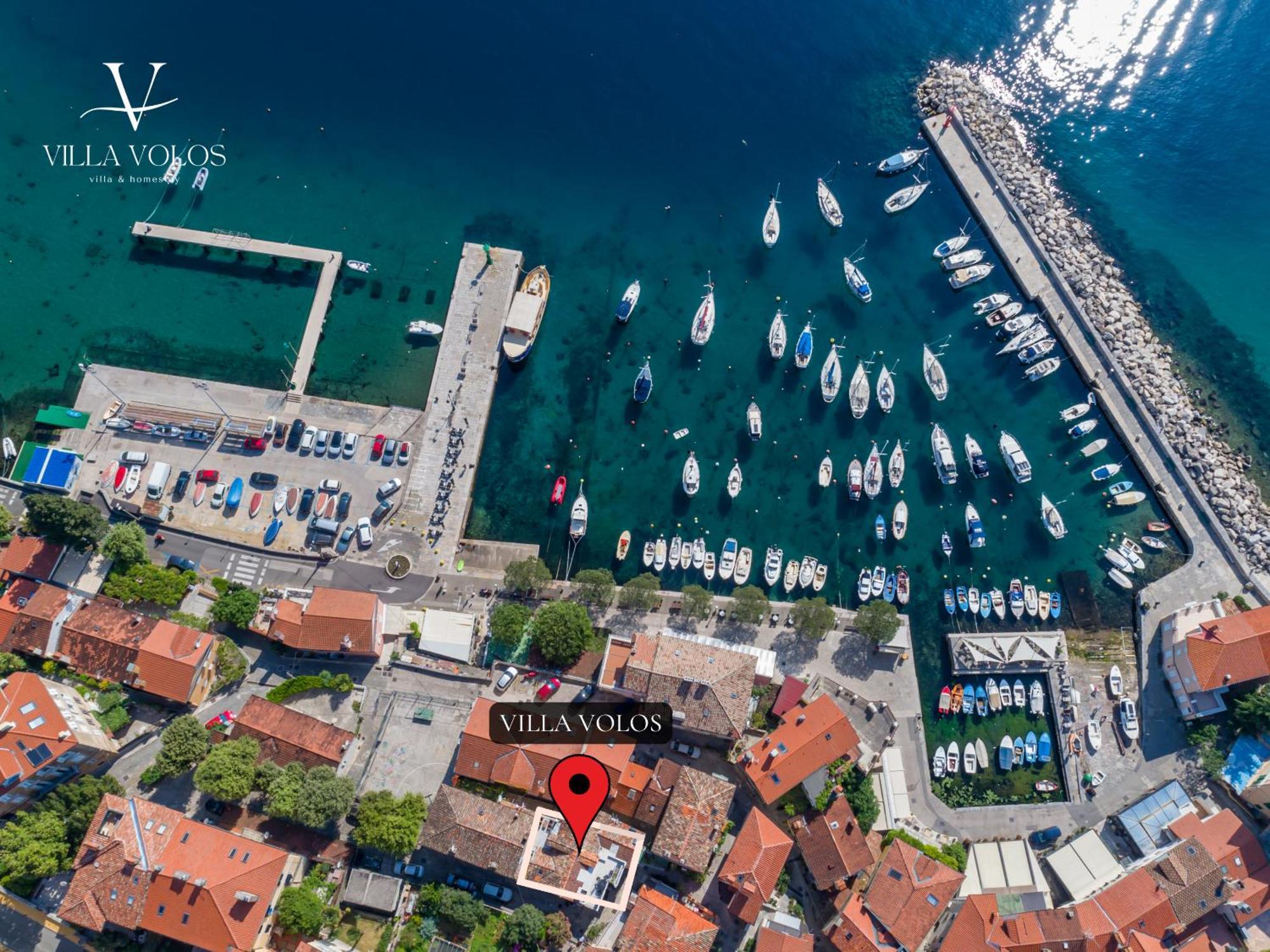 אופטיה Villa Volos Apartment Karmen With Roof Terrace, Sea View, Free Private Parking מראה חיצוני תמונה
