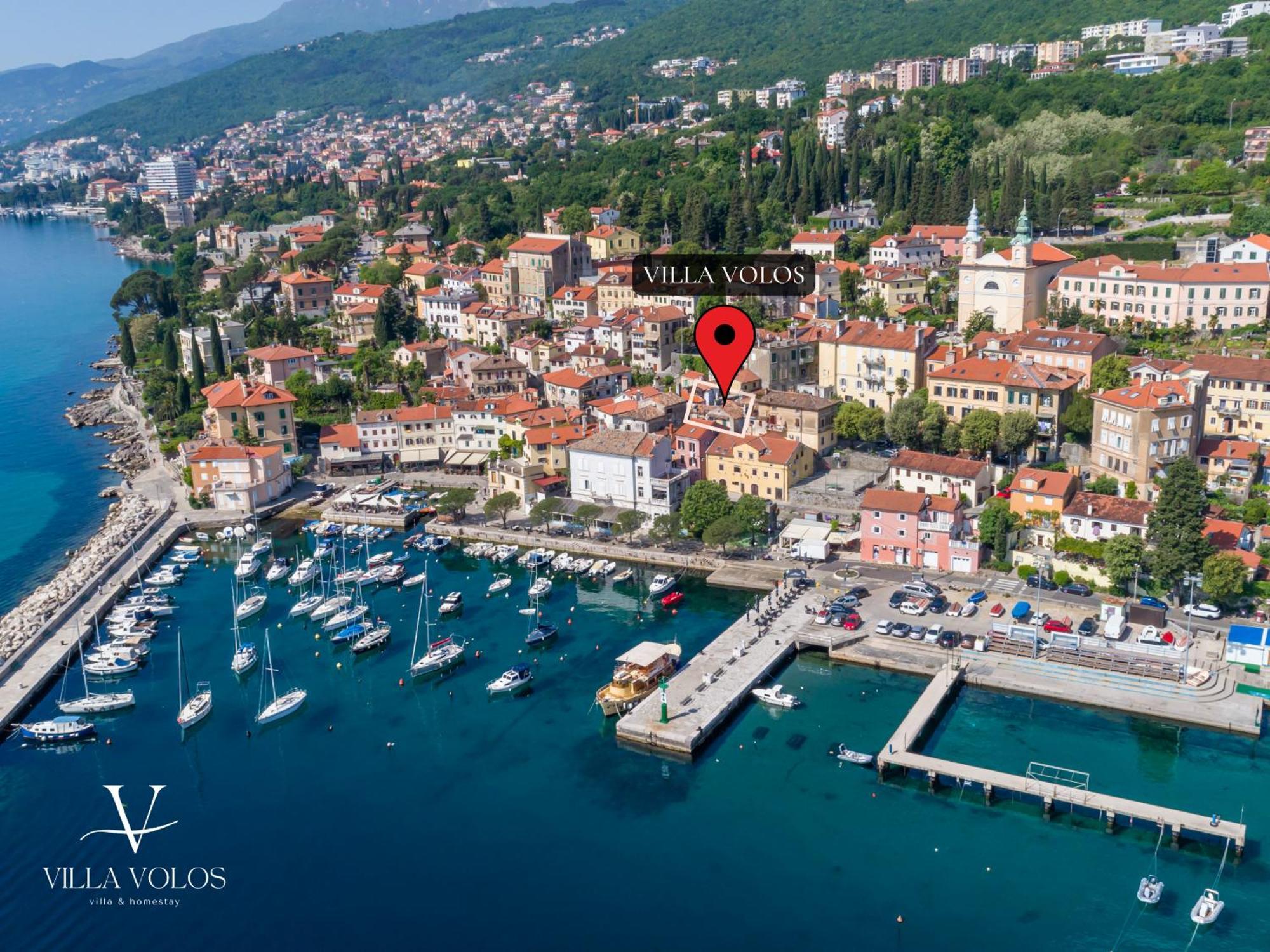 אופטיה Villa Volos Apartment Karmen With Roof Terrace, Sea View, Free Private Parking מראה חיצוני תמונה